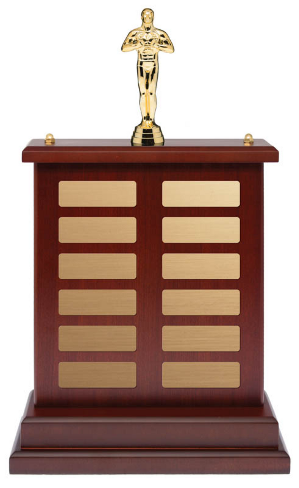 Perpetual Award - Mahogany Finish 12.75" Annual trophy - WTP2068