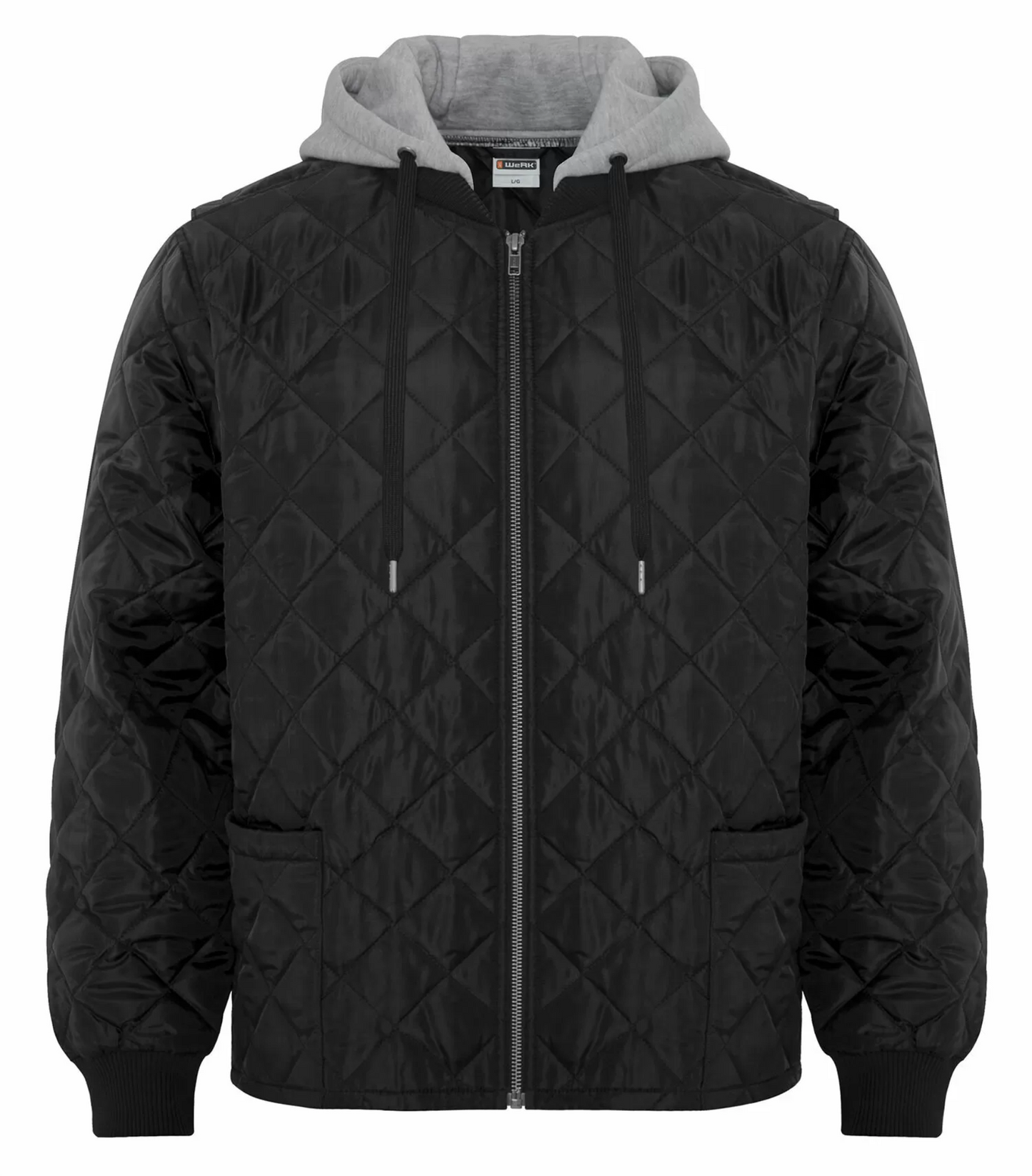 Quilted Hooded Freezer Jacket - WeRK7611H