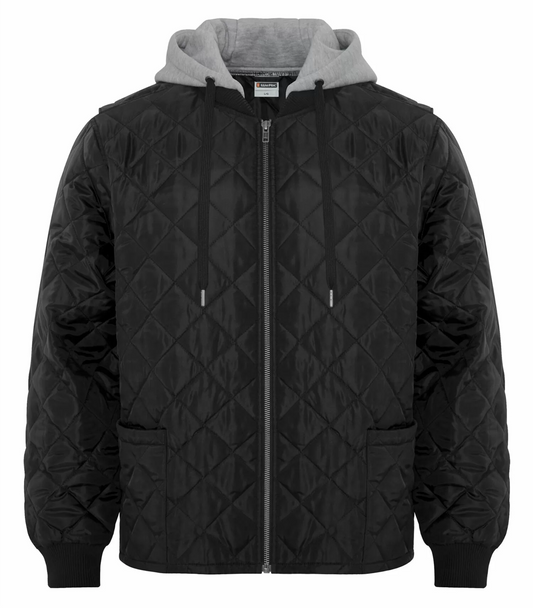 Quilted Hooded Freezer Jacket - WeRK7611H