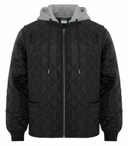 Quilted Hooded Freezer Jacket - WeRK7611H