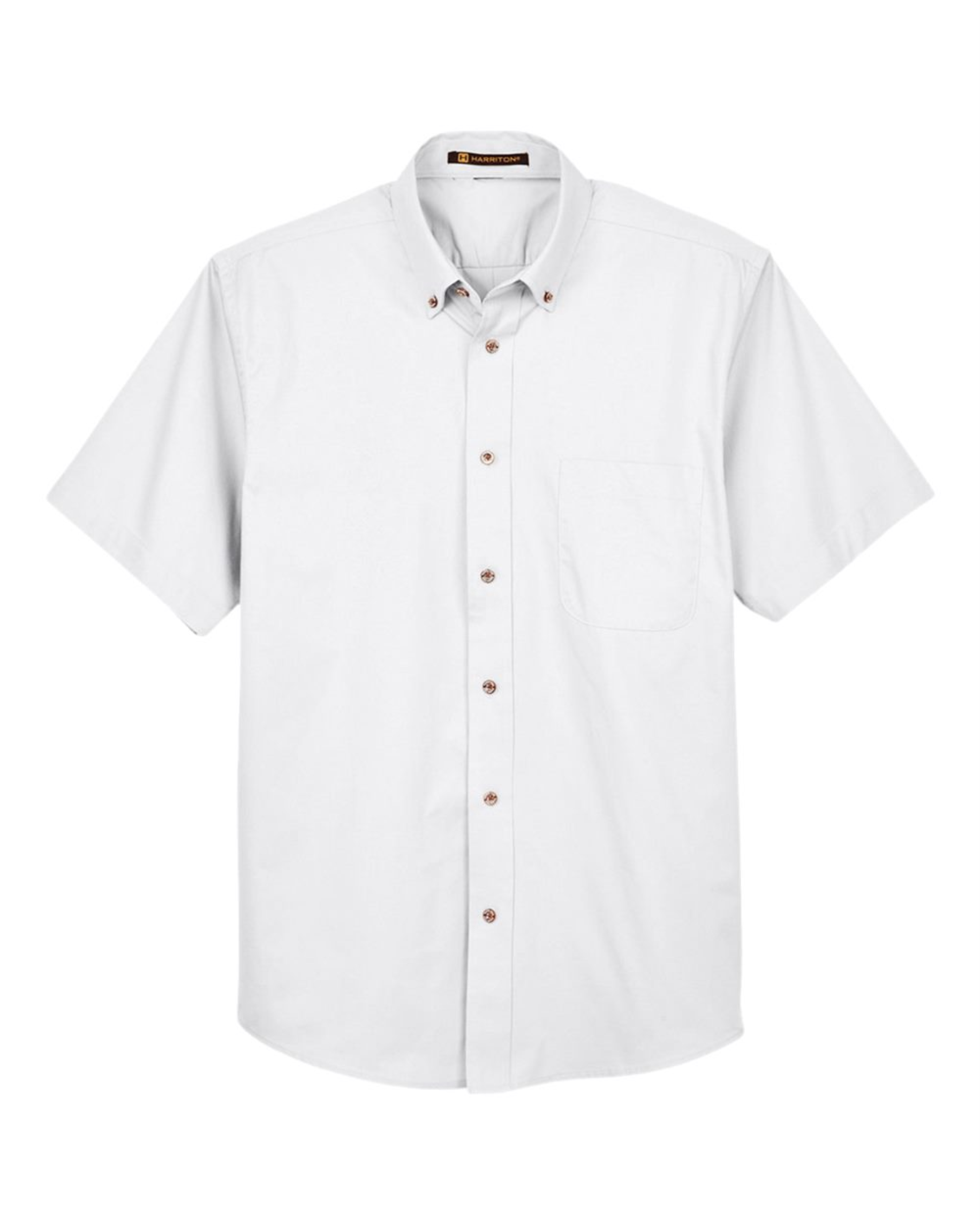 Men's Easy Blend Twill Dress Shirt with Stain-Release -Harriton M500S