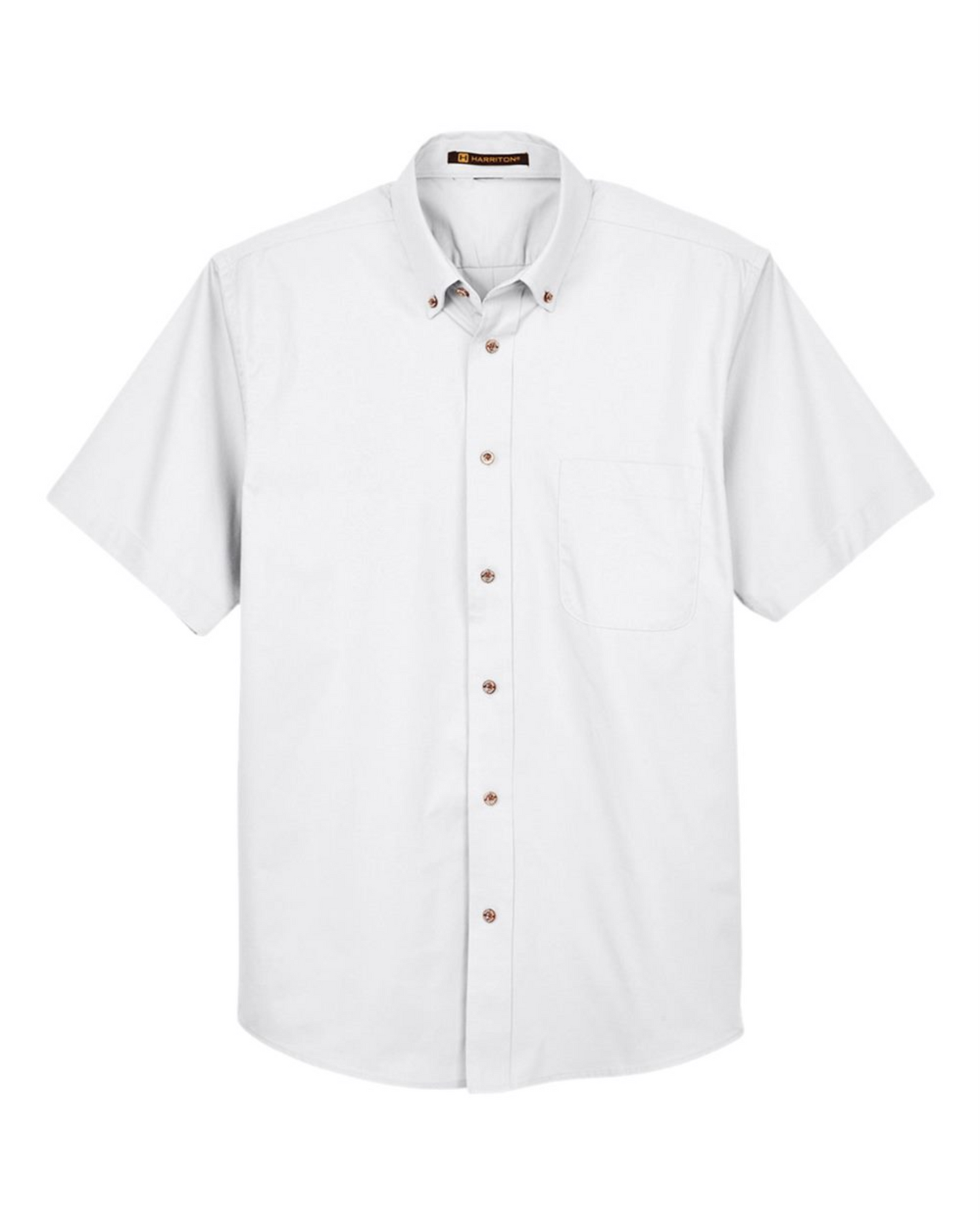 Men's Easy Blend Twill Dress Shirt with Stain-Release -Harriton M500S