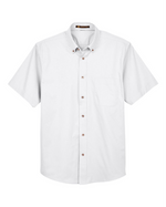 Men's Easy Blend Twill Dress Shirt with Stain-Release -Harriton M500S