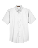 Men's Oxford Short Sleeve with Stain-Release -Harriton M600S