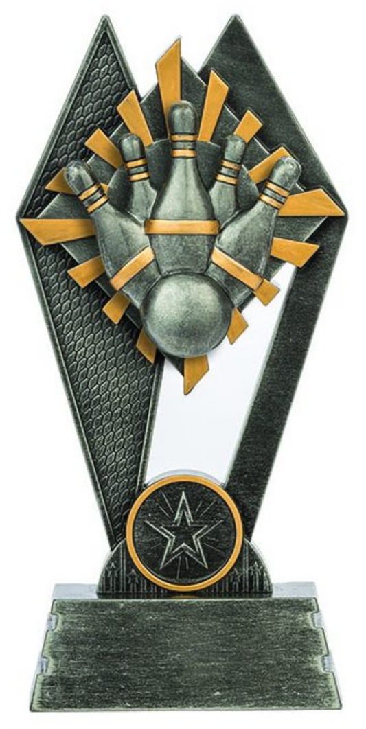 5 Pin Bowling trophy - Peak series