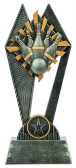5 Pin Bowling trophy - Peak series