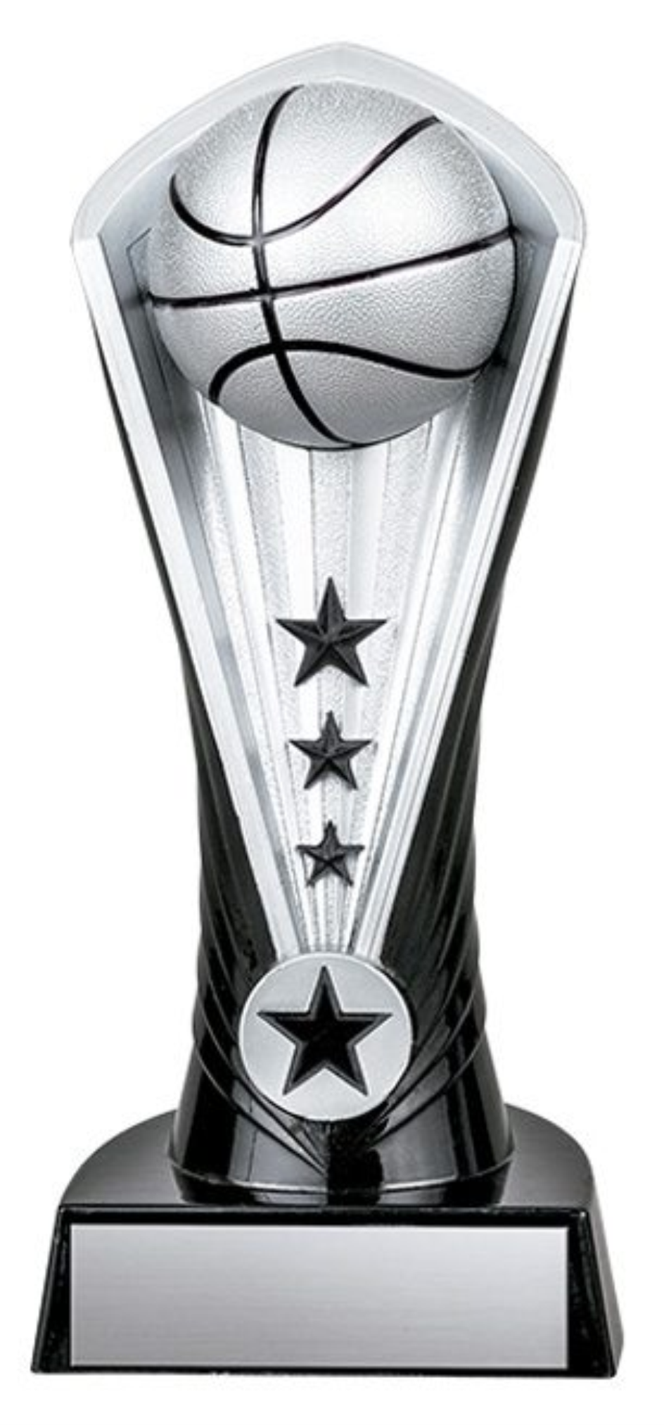 Basketball Cobra Tower Series Trophy Silver 7.5’’ 9’’ & 10.5’’