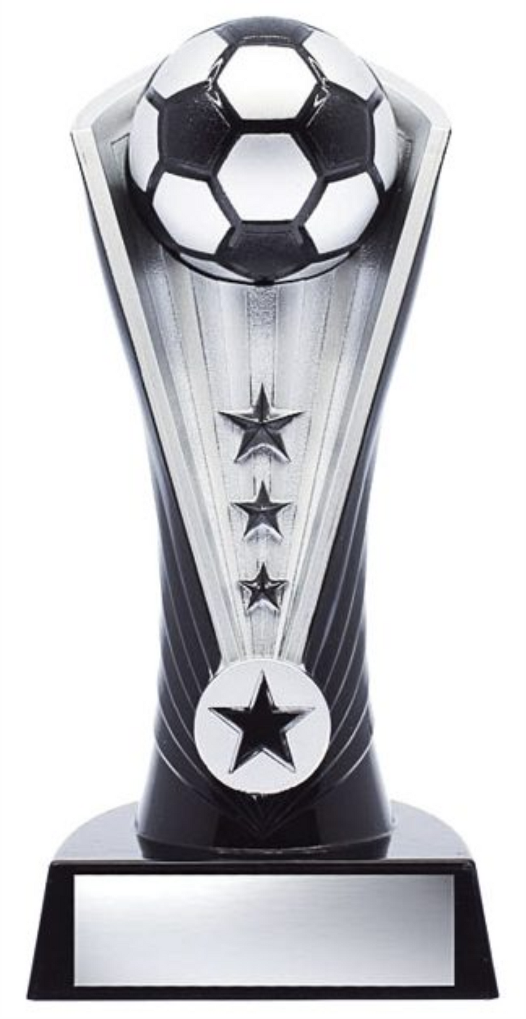 Soccer Cobra Tower Series Trophy Silver 7.5’’ 9’’ & 10.5’’
