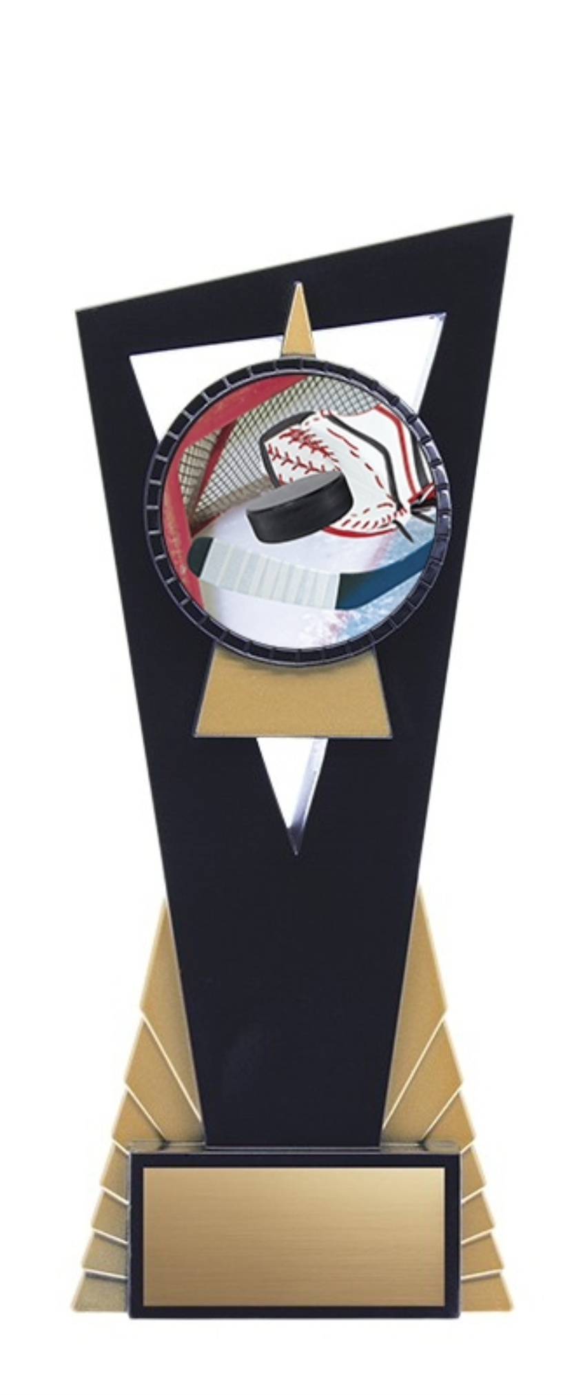 Solar Series Trophy Gold with 3D Insert 7’’ 8’’ & 9’’
