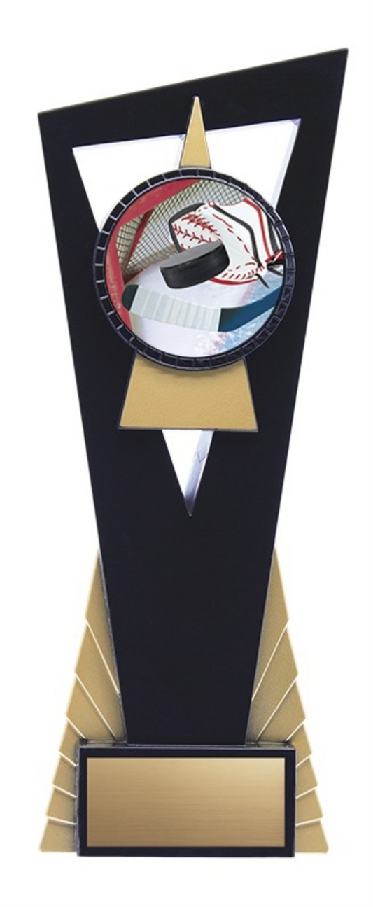 Solar Series Trophy Gold with 3D Insert 7’’ 8’’ & 9’’