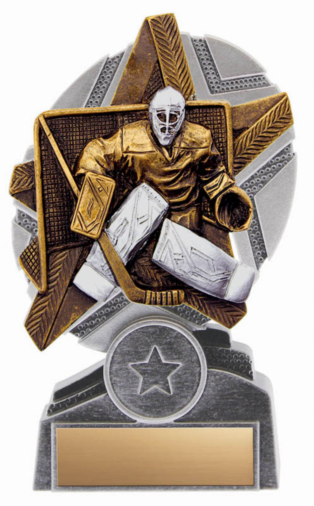 Hockey Goalie trophy - Pro Star series