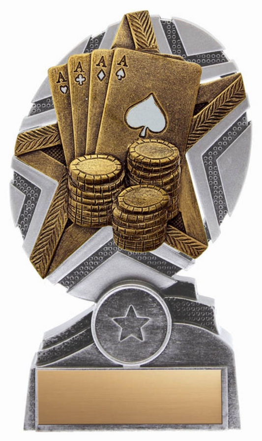 Poker trophy - Pro Star series
