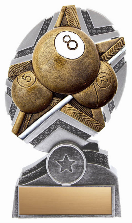 Billiards trophy - Pro Star series