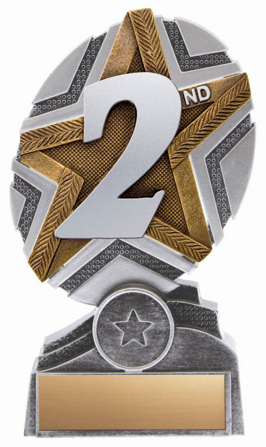 Second Place trophy - Pro Star series