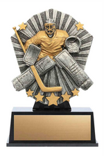 Hockey Goalie trophy - Cosmos series