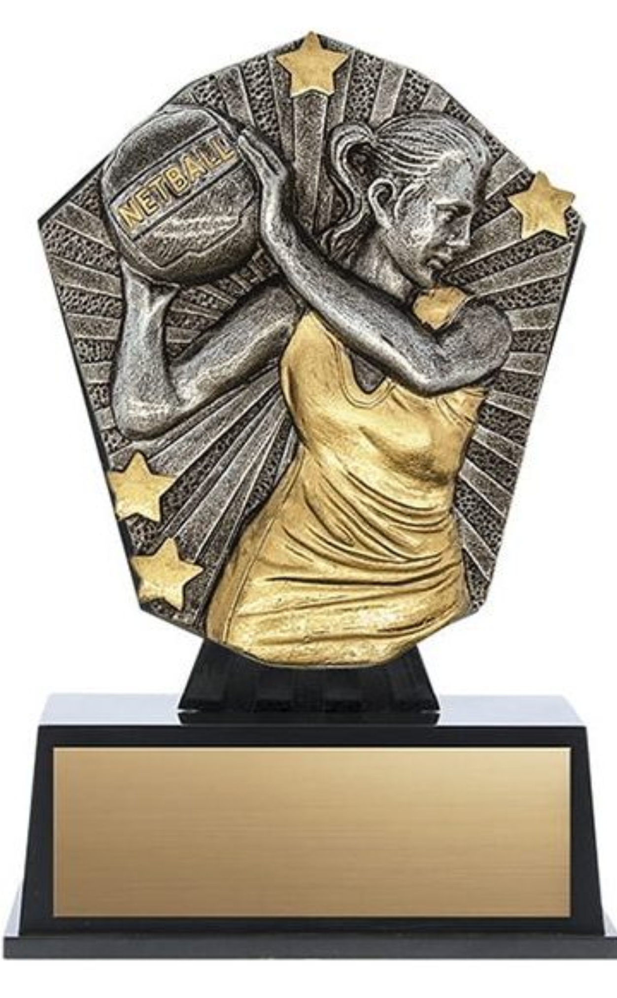 Netball Offside Sign Net Ball trophy - Cosmos series β River Signs