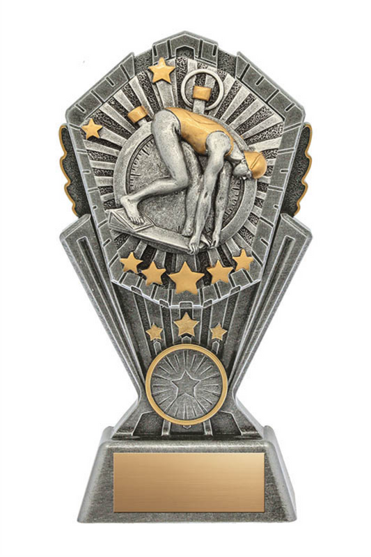 Swimming Female trophy - Cosmos series