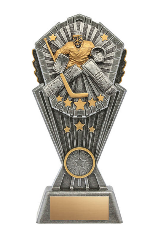 Hockey Goalie trophy - Cosmos series