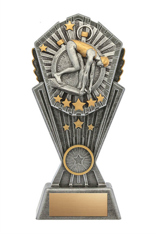 Swimming Female trophy - Cosmos series