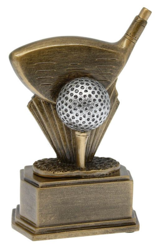 Resin, Golf Clubhead Trophies - 5 7/8"