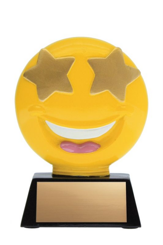 Star Eyes Emoji Resin 4.25"