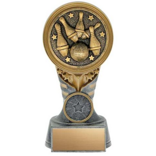 5 Pin Bowling trophy - Ikon Series 6", 7" & 8"