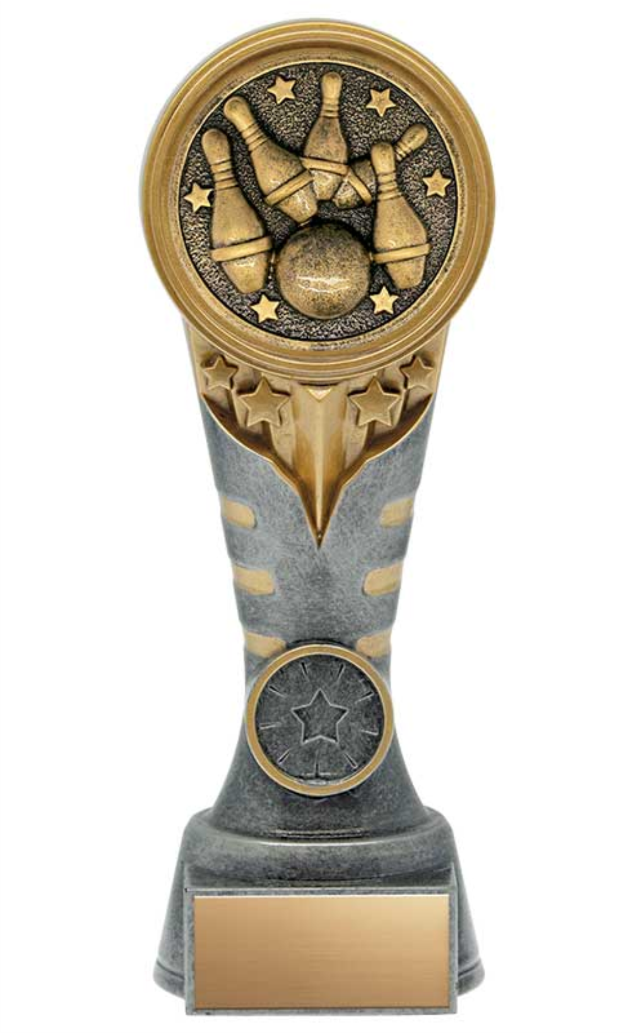 5 Pin Bowling trophy - Ikon Series 7’’ & 8’’