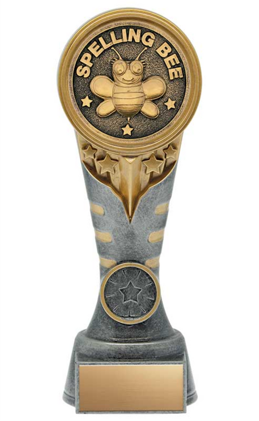 Spelling Bee trophy - Ikon Series 7’’ & 8’’
