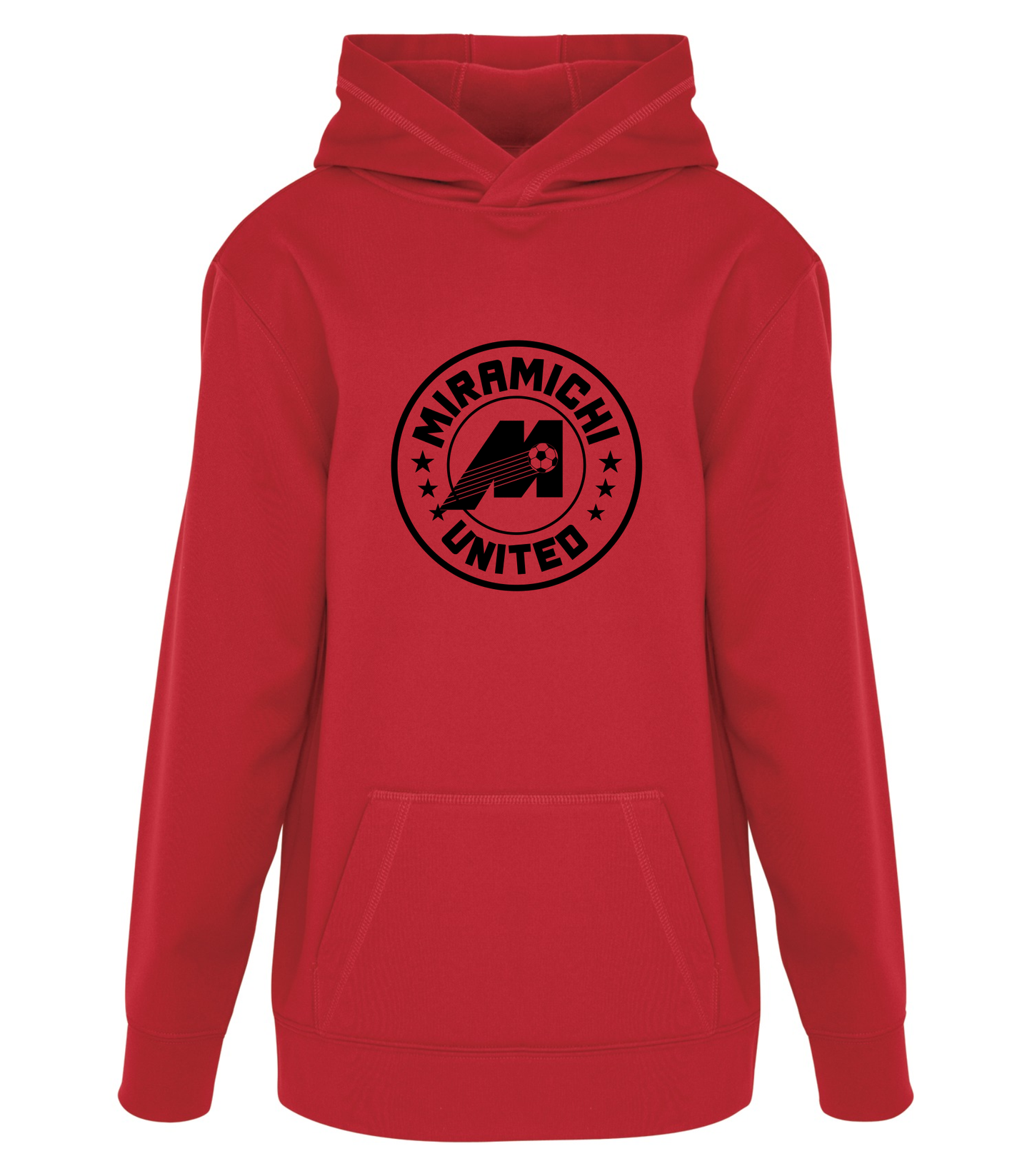 Miramichi United - Game Day Fleece Hoodie - True Red
