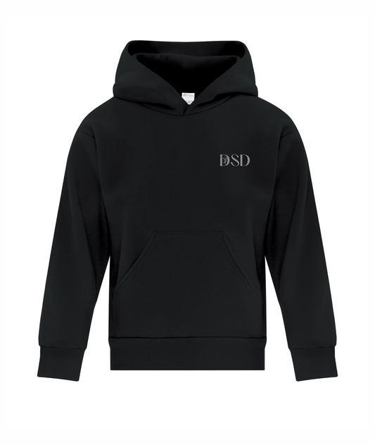 DSD - Everyday Fleece Hoodie - Black/Grey Logo - ATCF2500