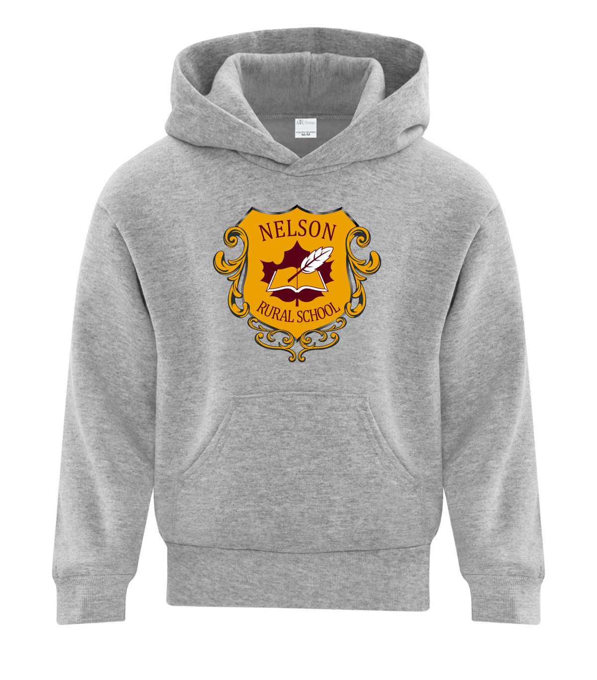Everyday Fleece Hoodie - Athletic Heather - Nelson School 2026-27