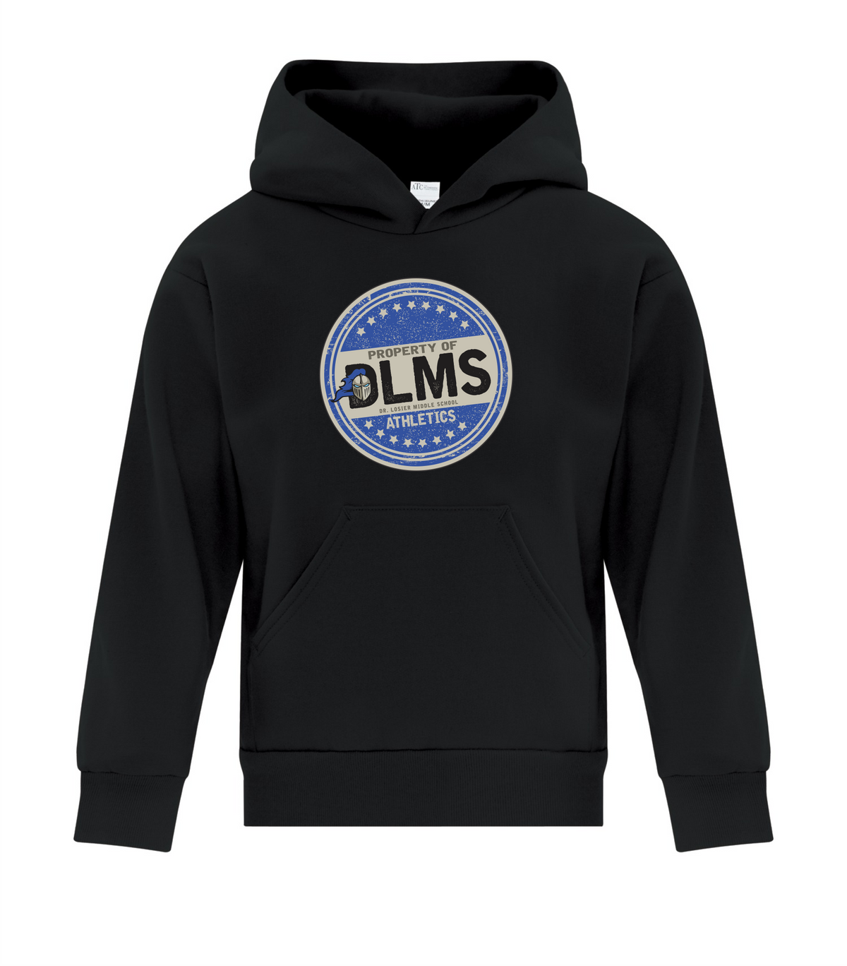 Everyday Fleece Hoodie - Black - Dr. Losier School 2026-27