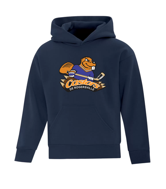 Cotton Hoodie - Navy - Rogersville Castors 2024-25