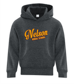 Cotton Hoodie - Dark Heather - Nelson School 2025-26