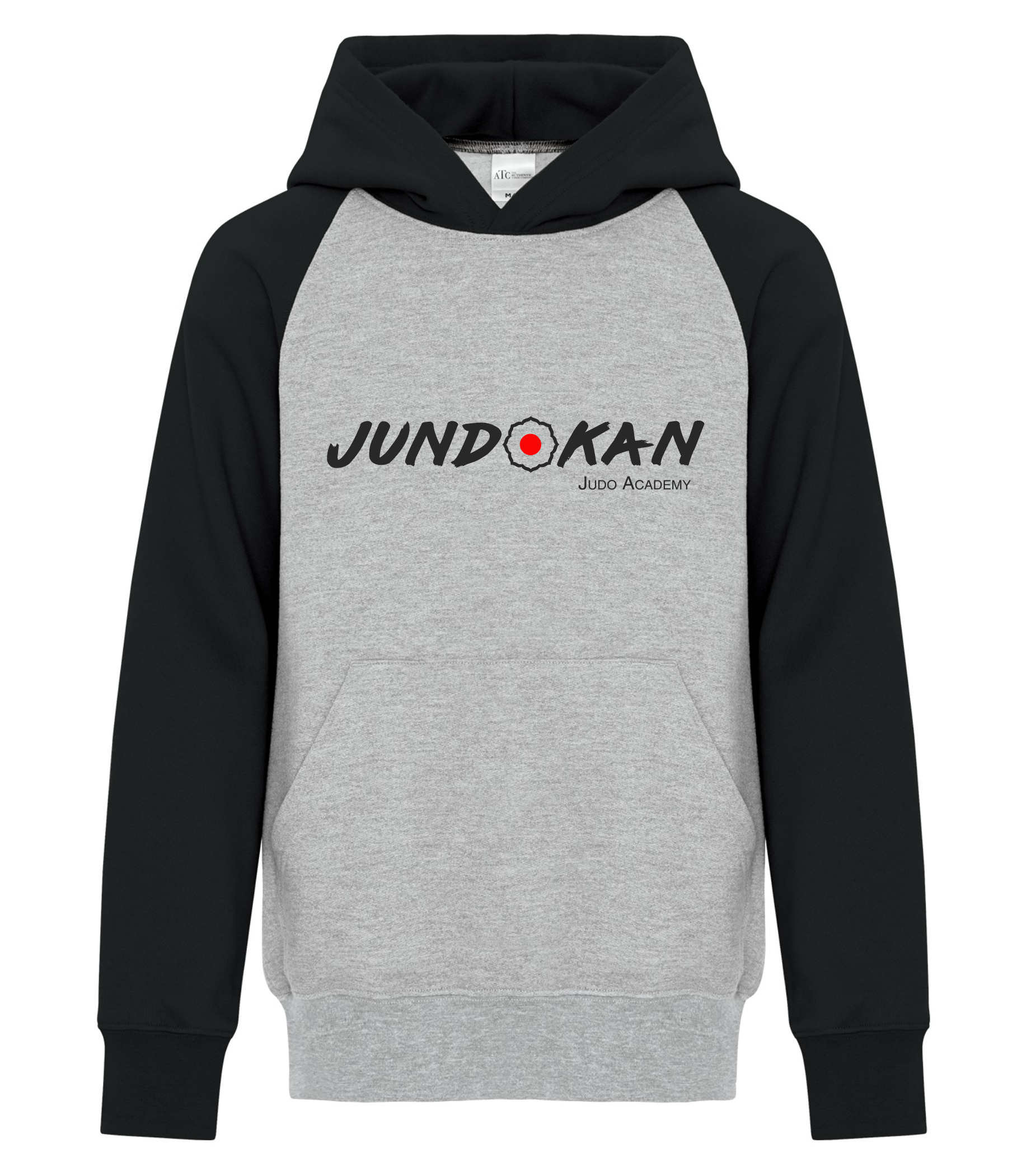 ATC Everyday Fleece Two Tone Hoodie -Athletic Black Heather- Jundokan Judo Academy
