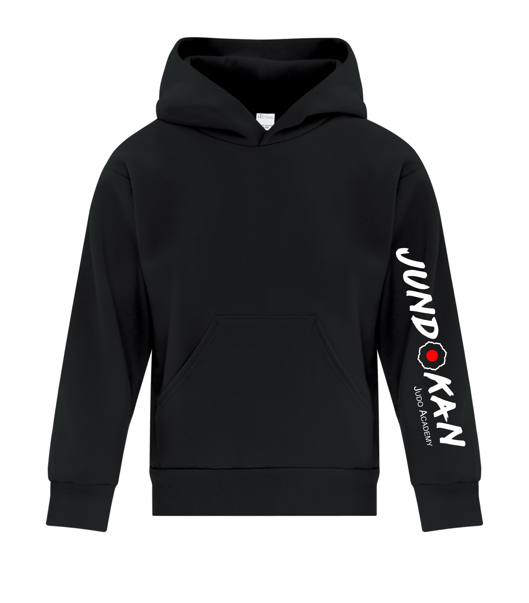 Everyday Fleece Hoodie.-Black- Jundokan Judo Academy