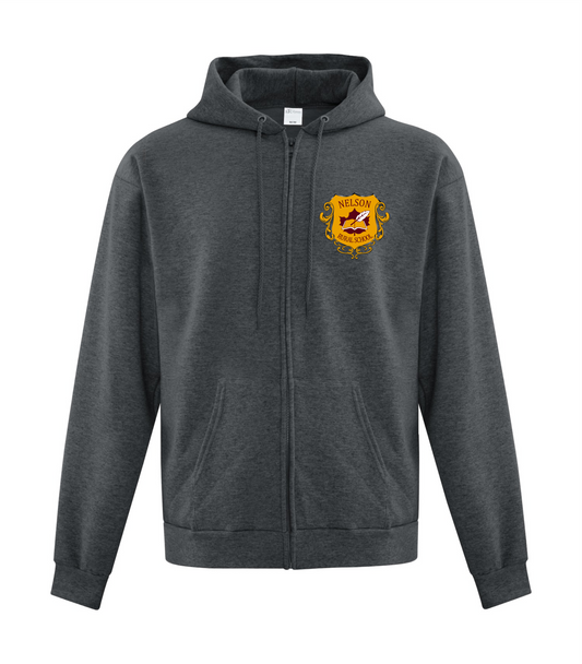 ATC Everyday Fleece Full ZIP Hoodie - Dark Heather - Nelson School 2026-27