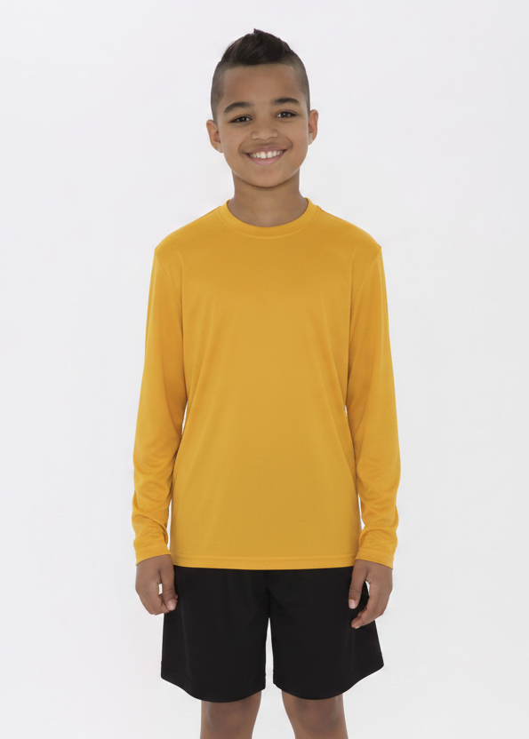Youth Long Sleeve Shirt - Polyester - ATC Y350LS