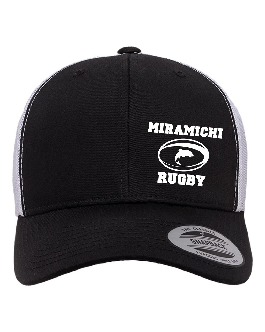 Miramichi Rugby - Black/White - Snapback Hat