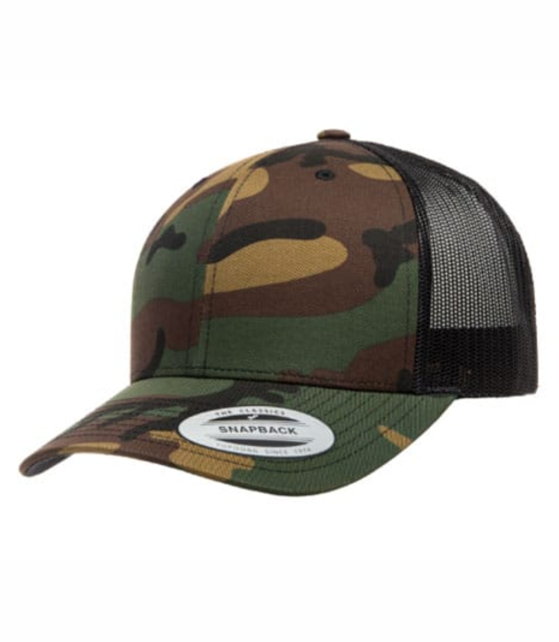 Snapback Hat - Meshback Retro Trucker - Yupoong YU6606