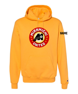 Miramichi United Soccer - Powerblend Hooded Sweatshirt - Champion S700