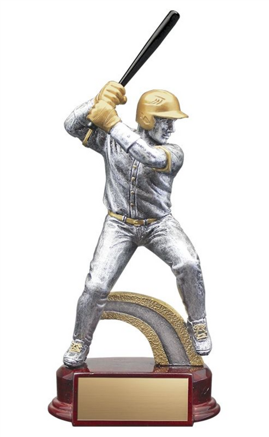 Baseball Gentleman Silver/Gold- Classic Sport Figures