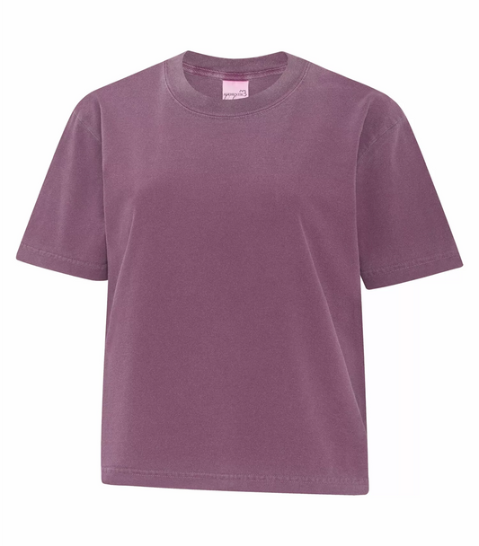 Garment-Dyed Heavyweight Ladies' Boxy Tee - ATC Authentic Colours
