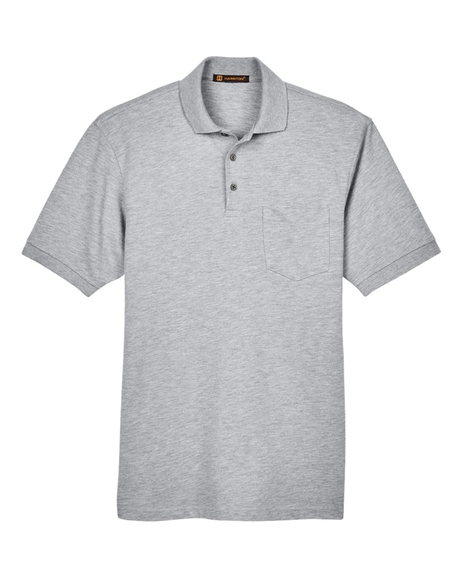 Men's Easy Blend Polo with Pocket - Harriton M265P