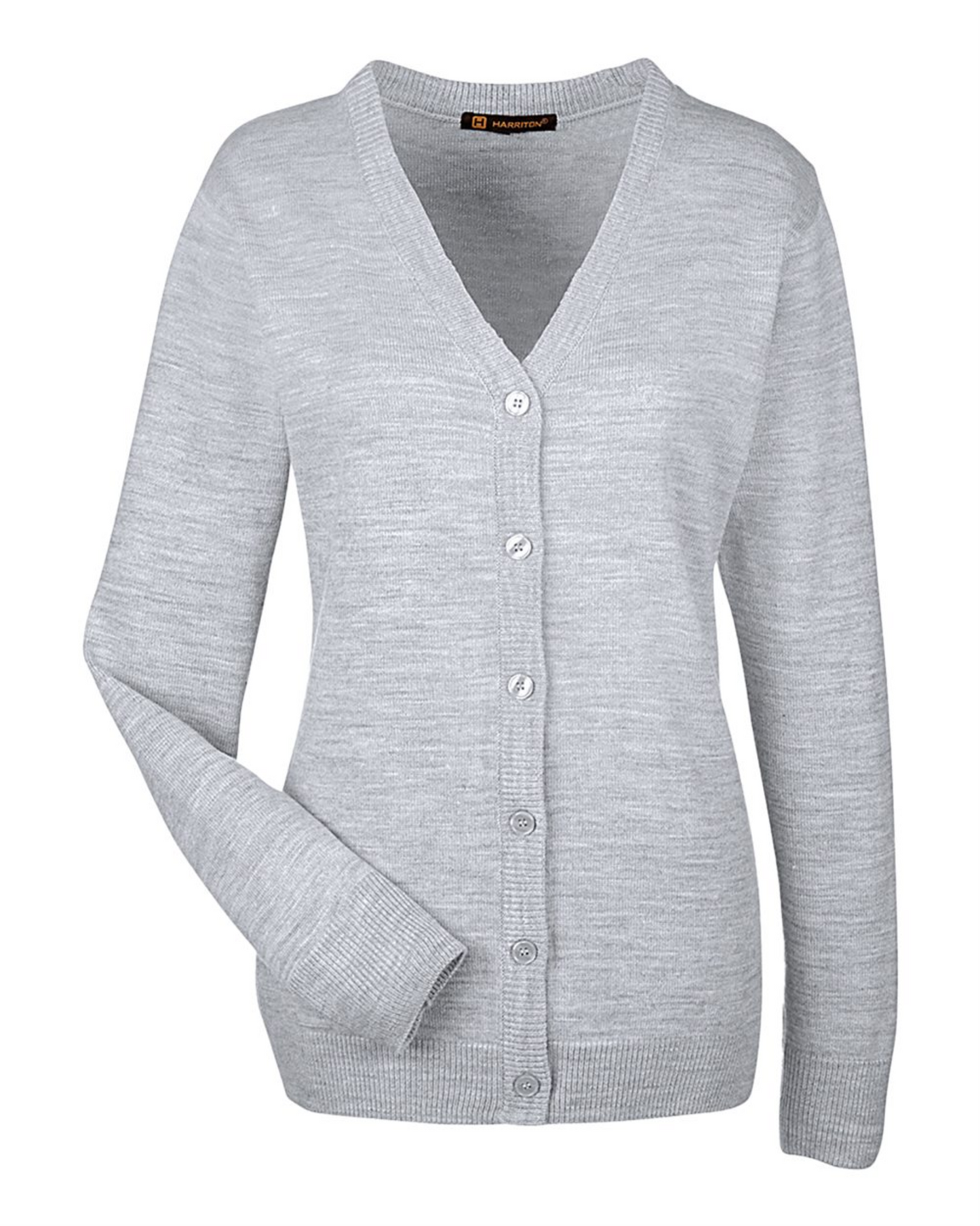 Women's Pilbloc V-Neck Button Cardigan Sweater - Harriton M425W