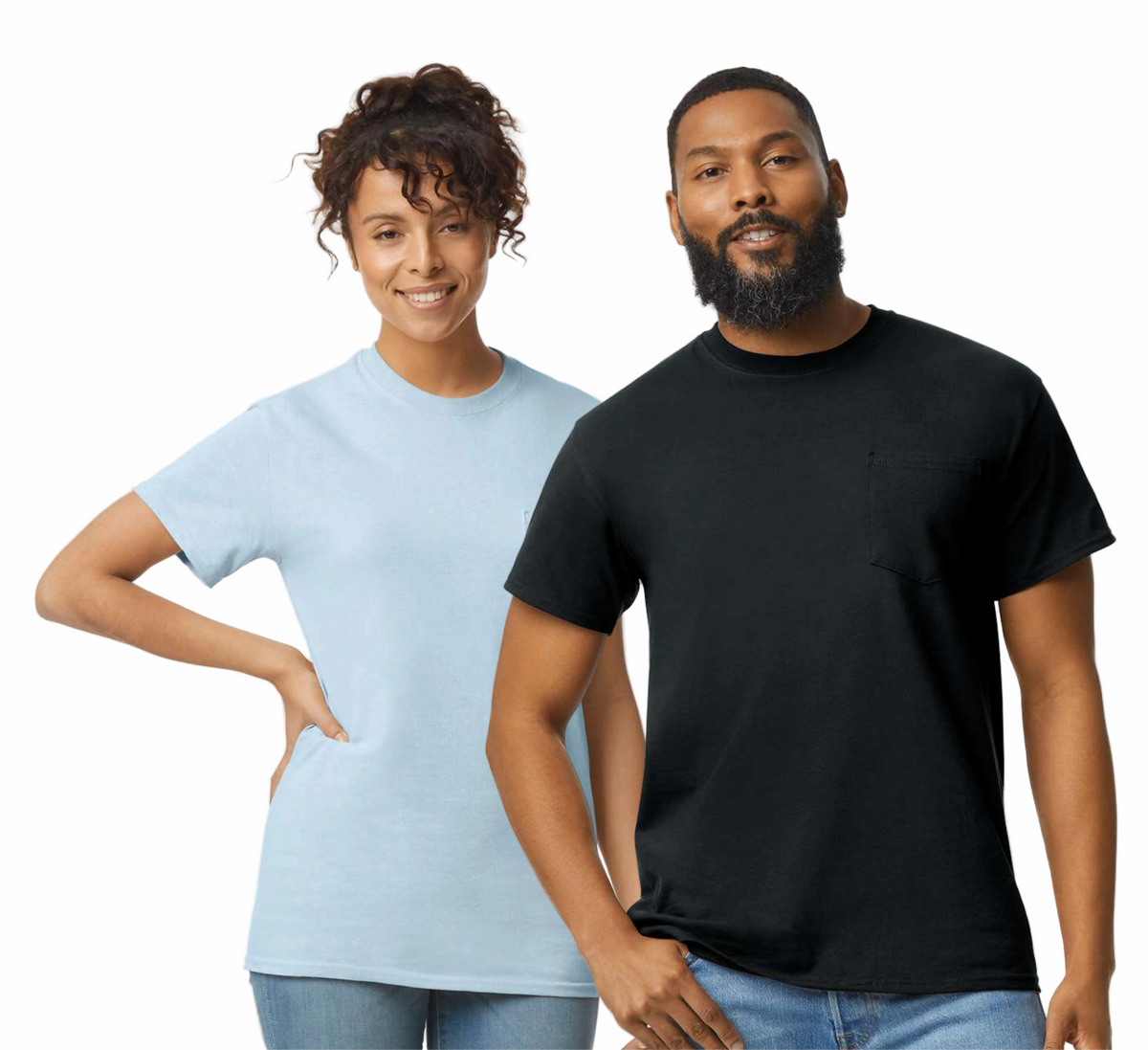 Unisex Pocketed T-Shirt - Ultra Cotton - Gildan 2300