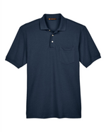Men's Easy Blend Polo with Pocket - Harriton M265P