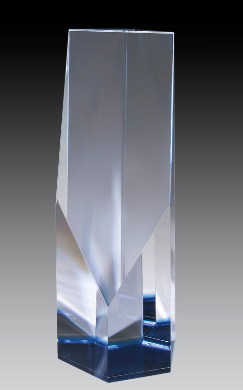 Crystal - Tower With Blue Accent