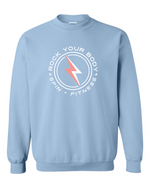 Rock Your Body - Light Blue Crewneck Sweatshirt