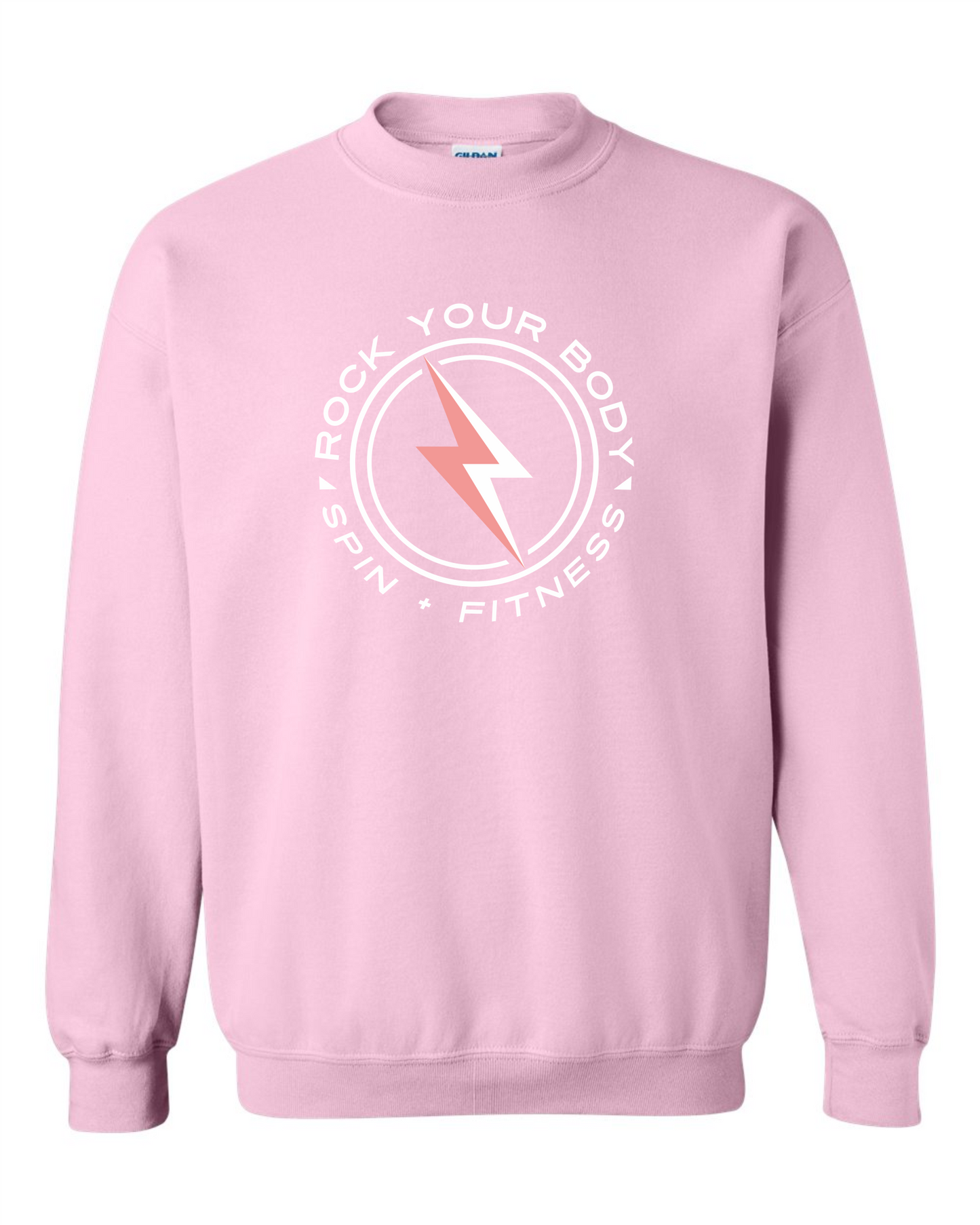 Rock Your Body - Light Pink Crewneck Sweatshirt